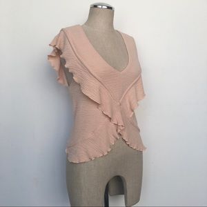 AMERICAN RAG Ruffled Crop Top